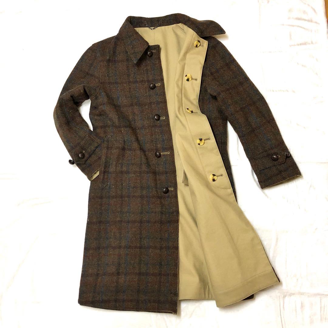 【定価14万】OLD JOEオールドジョーxハリスツイード36リバーシブルコート