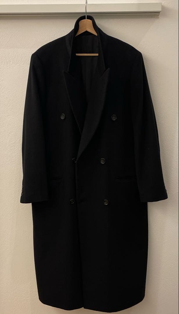 カシミア100 ダブルブラックコート