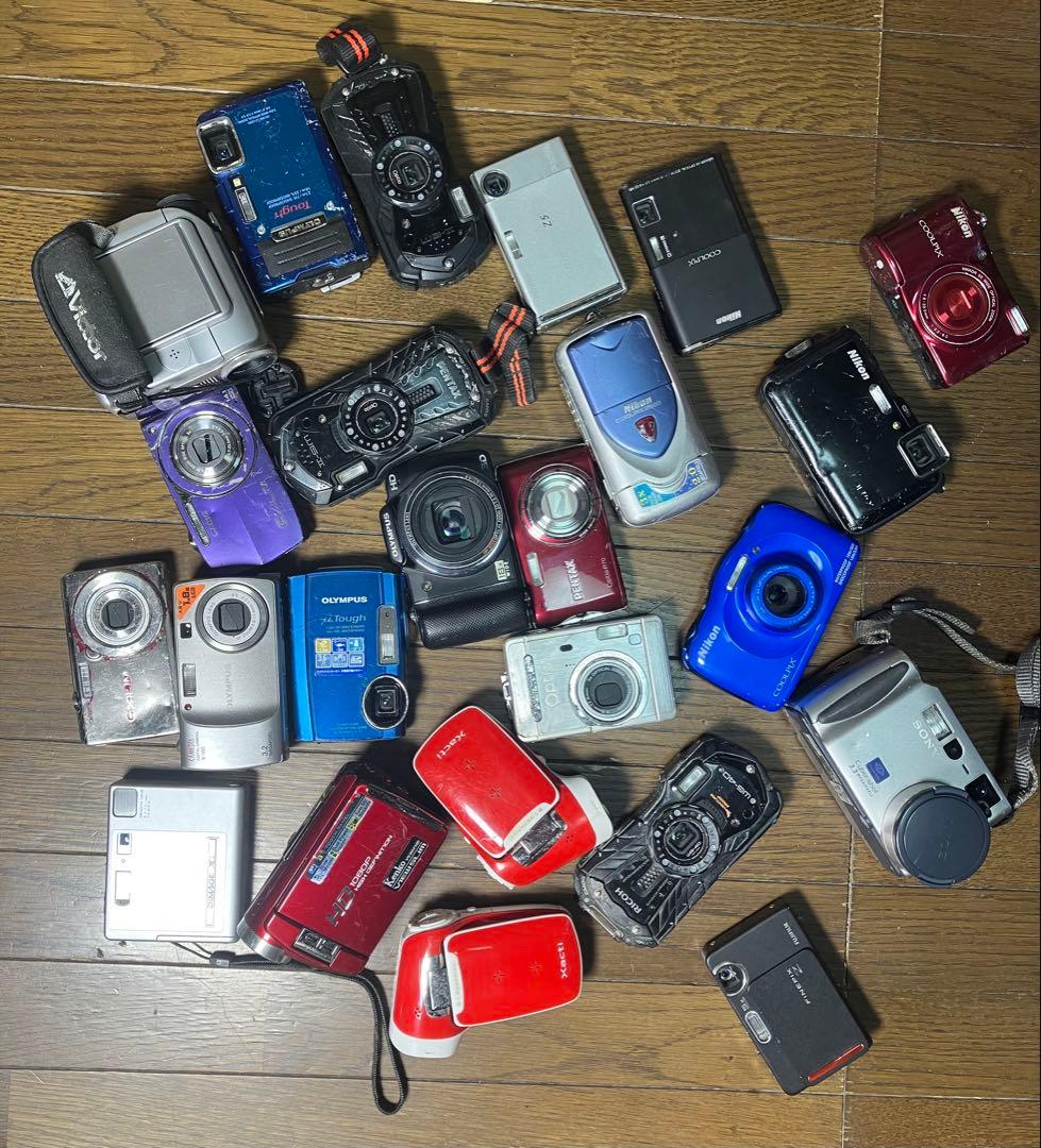 ジャンク】デジカメ 4点まとめ売り ジャンク】デジカメ 3点まとめ売り