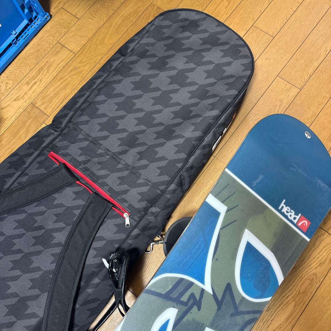 美品　head スノーボード　ビンディング　バック　ケース付き