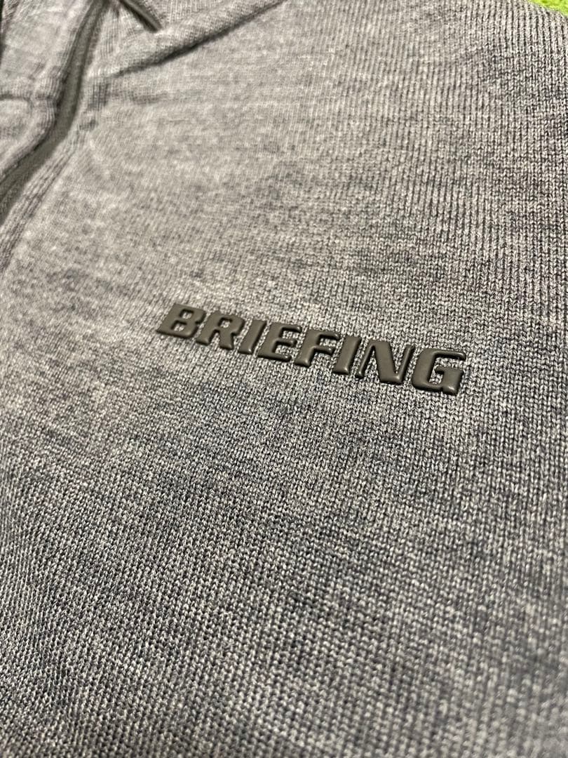 ブリーフィング　メンズ　メリノウールパーカー