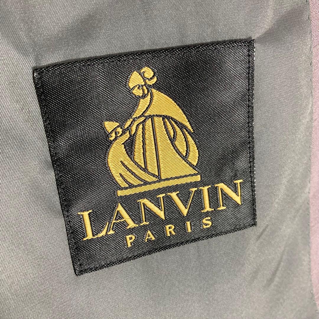 LANVIN グレー ダブルブレストスーツ スラックス付き Set Up 未使用