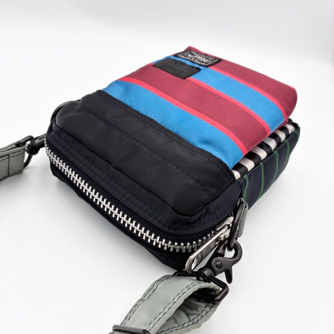 ポーター ポールスミス コラボ ショルダーバッグ マルチカラー 男女兼用 日本製