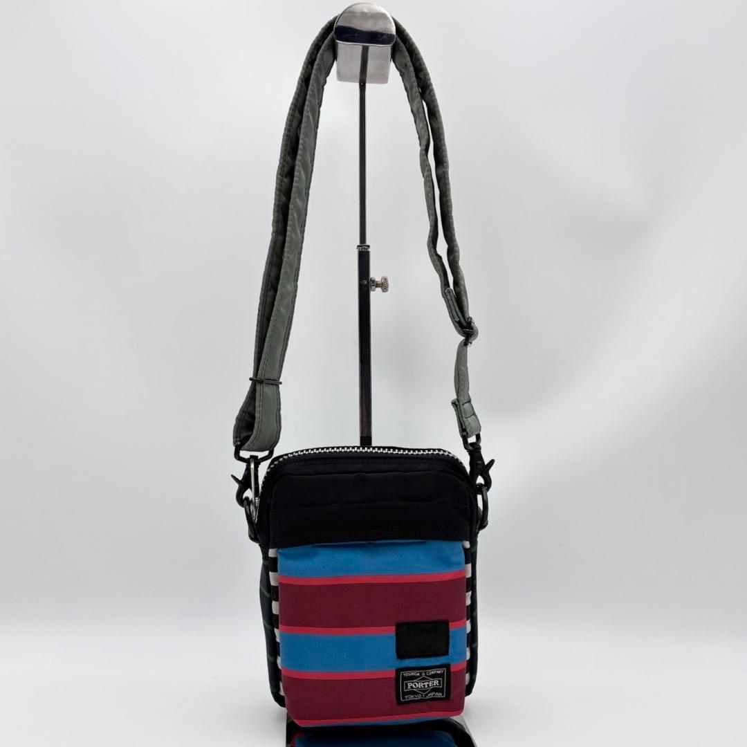 ポーター ポールスミス コラボ ショルダーバッグ マルチカラー 男女兼用 日本製