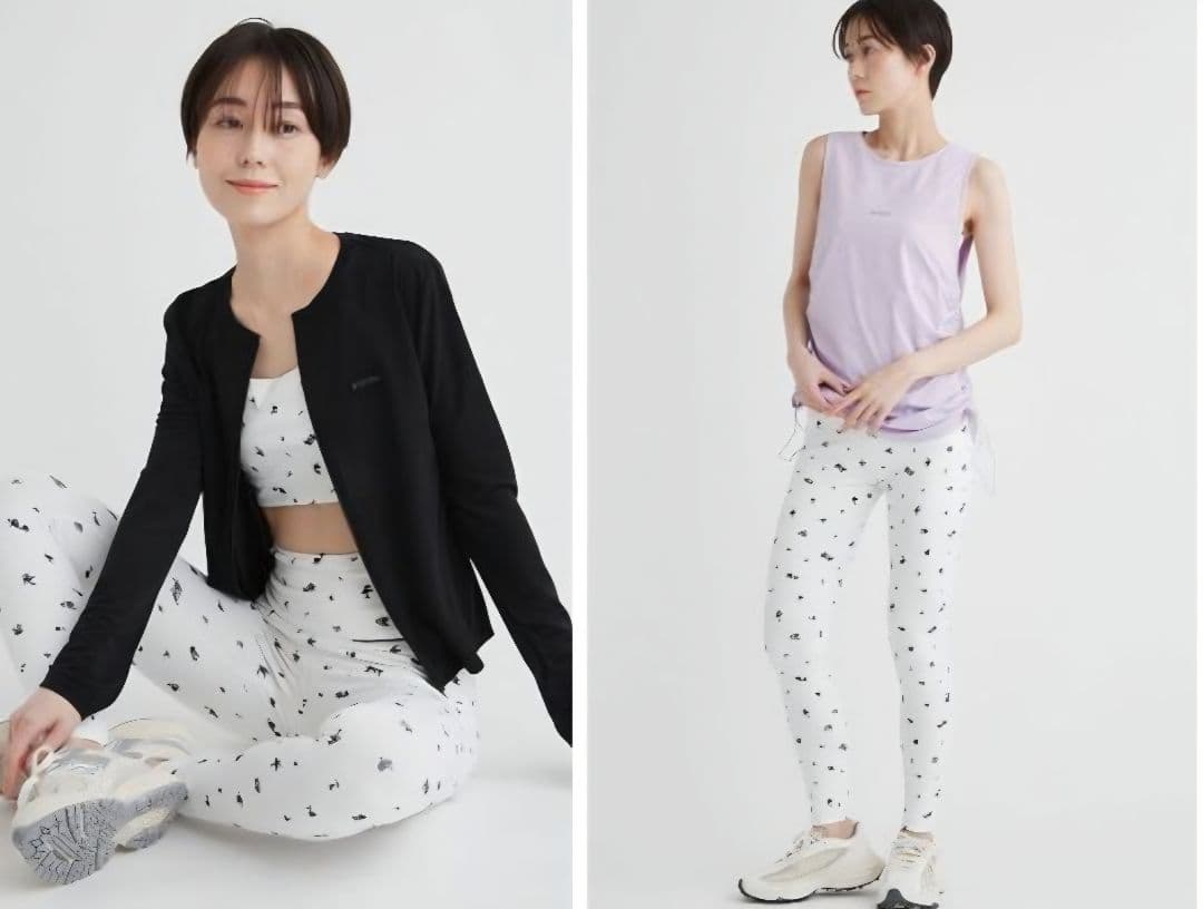 emmi 花柄 ヨガウェアセット