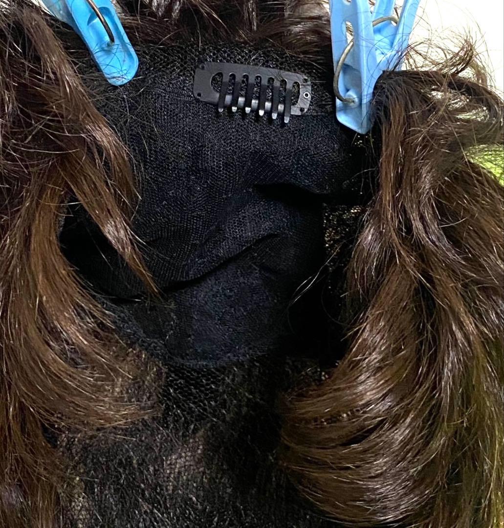 《値下げ》【美品】フォンテーヌ　ショート　パーマ　ウィッグ　専用ケース付