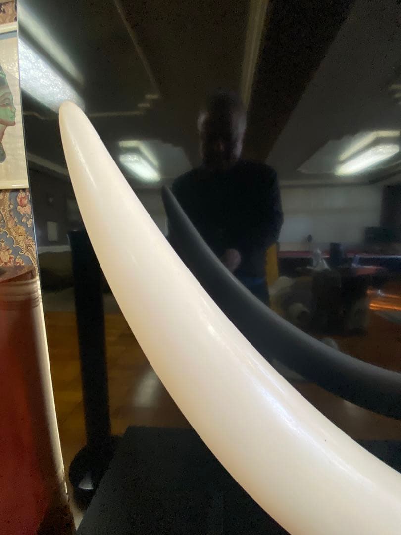 H*ん様 超美品　象牙風置物　目立つ傷、汚れ無し