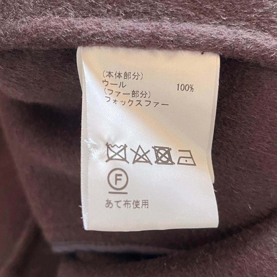 ✨GRACE CONTINENTAL 定価83600 ポンチョ風トリミングコート