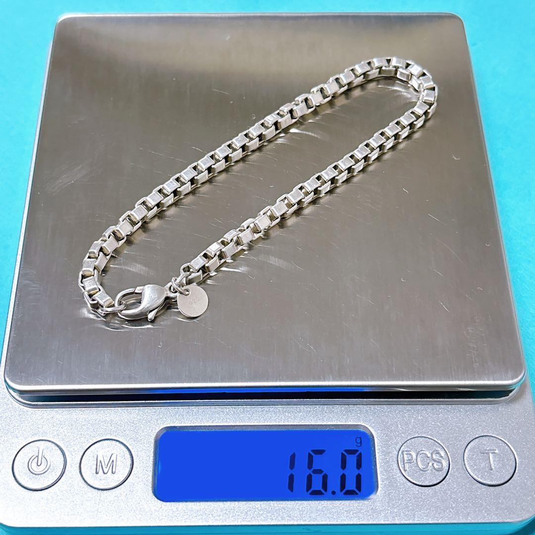 【美品】20.5cm ティファニー ベネチアン ブレスレット シルバー925