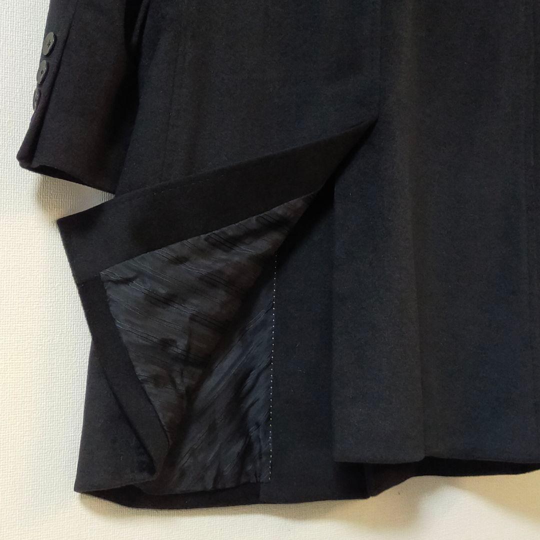 美品　アンゴラ100%　コムサコレクション　ロングステンカラーコート