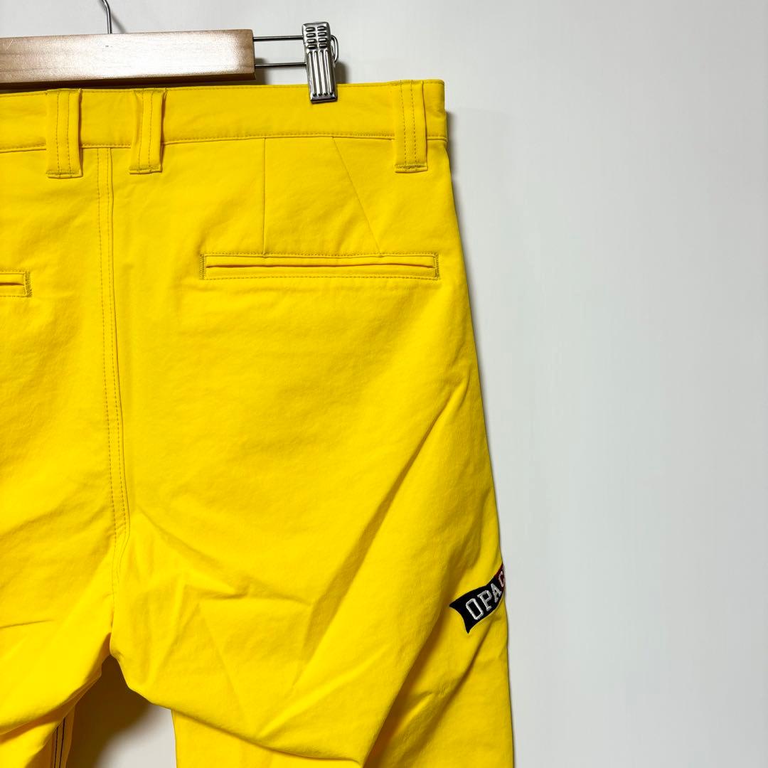 ラッセルノ ゴルフ フラッグロゴ ストレッチ スキニー パンツ イエロー M 4