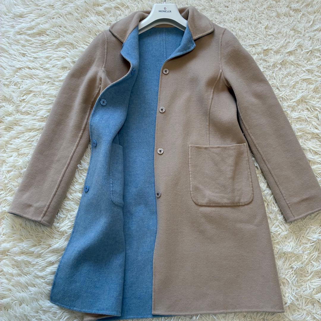 リバーシブル✨　ウィークエンドマックスマーラ　ロングコート　Mサイズ　ベージュ