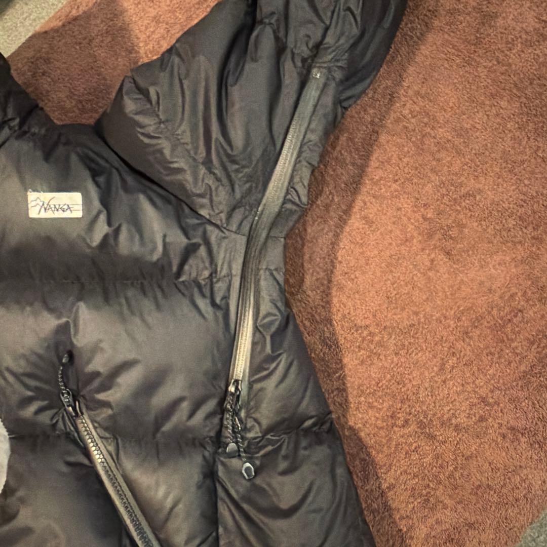 最終価格❗️ ナンガホワイトレーベル　最強ダウン　TYPE1 ブラック　Ｓ