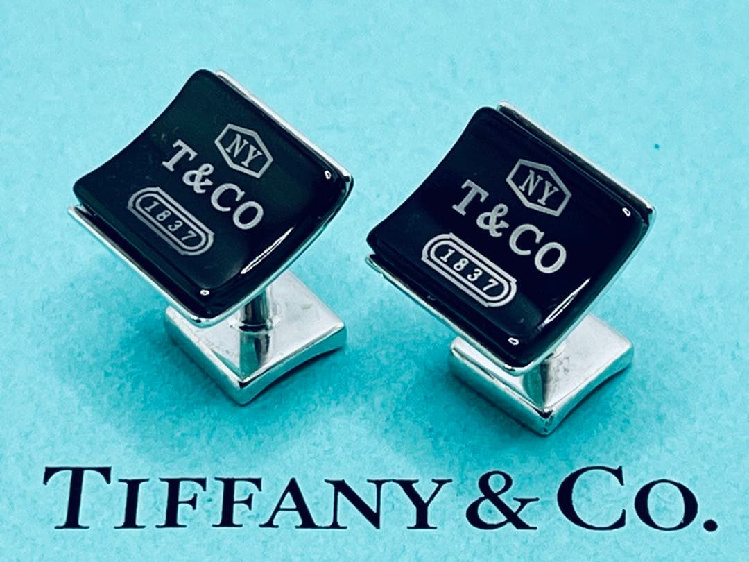 h661 美品　超希少　ティファニー　1837 カフス　カフリンクス