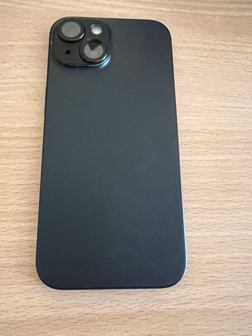 iPhone15 128GBブラック　画面割れジャンク