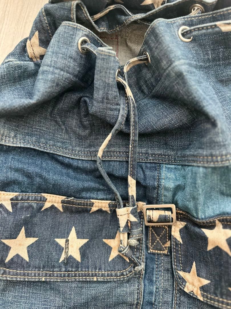 HYSTERIC GLAMOUR 星柄デニムリュック