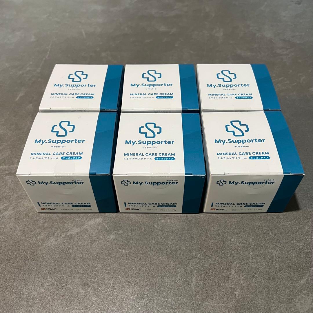My.Supporter】ミネラルケアクリーム《さっぱりタイプ 》6個 - メルカリ