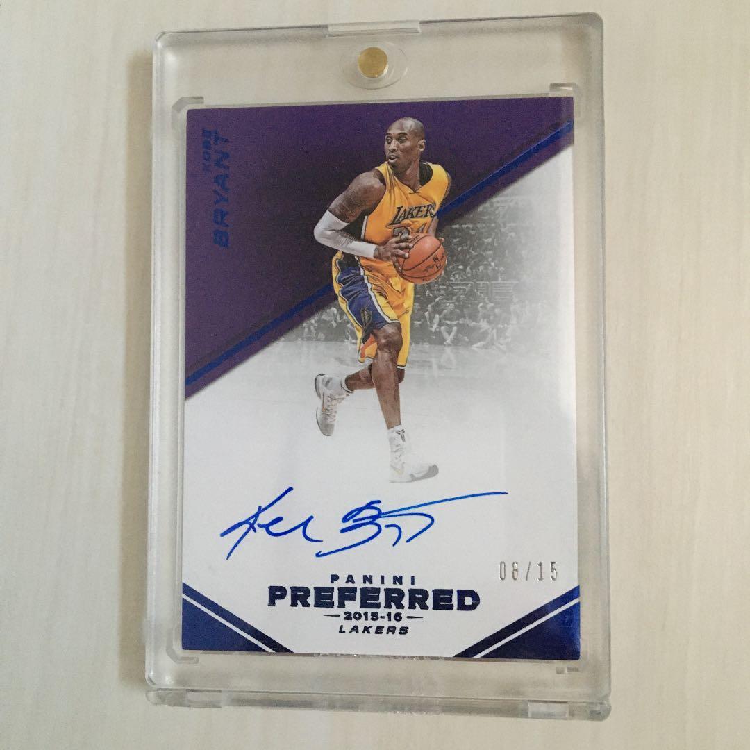 コービーブライアント 15シリ 直書きサインカード - メルカリ