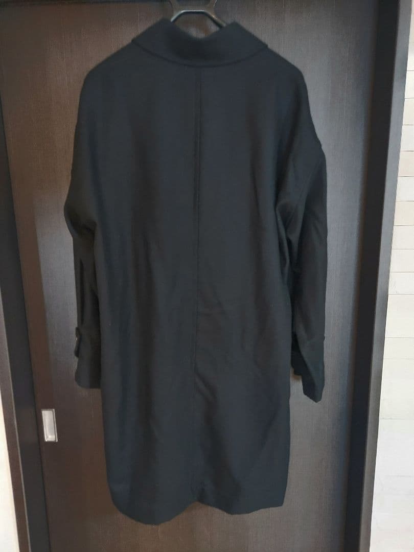 marka SHIRT COAT WOOL SOFT SERGE ブラック 3