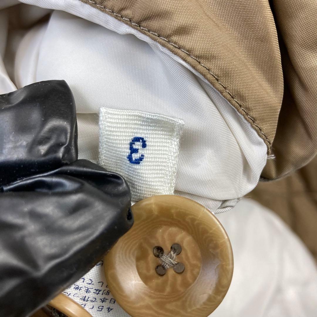 美品 45rpm プリマロフト キルティング ウエストブラウジングコート 3