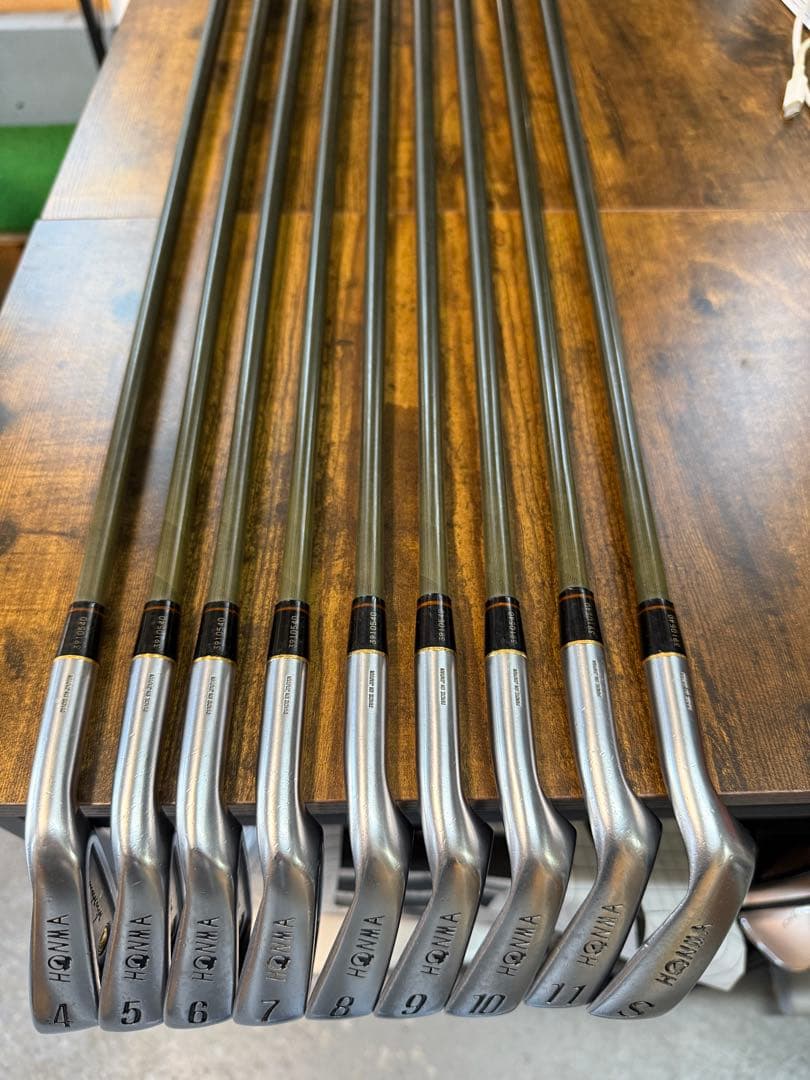 ひ*ん様 最上級！本間LB-606 24金アイアンセット 9本