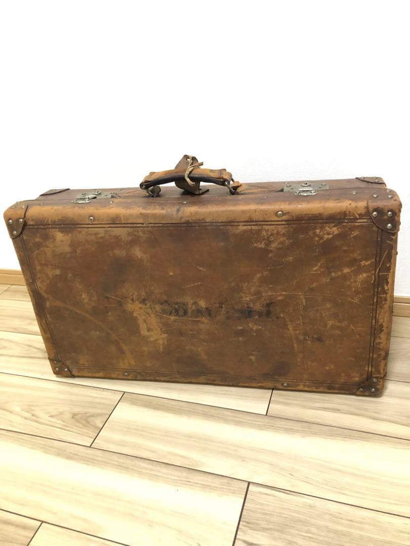 古物 お宝 明治、大正、昭和レトロ 高価アンティーク 革鞄 レザー