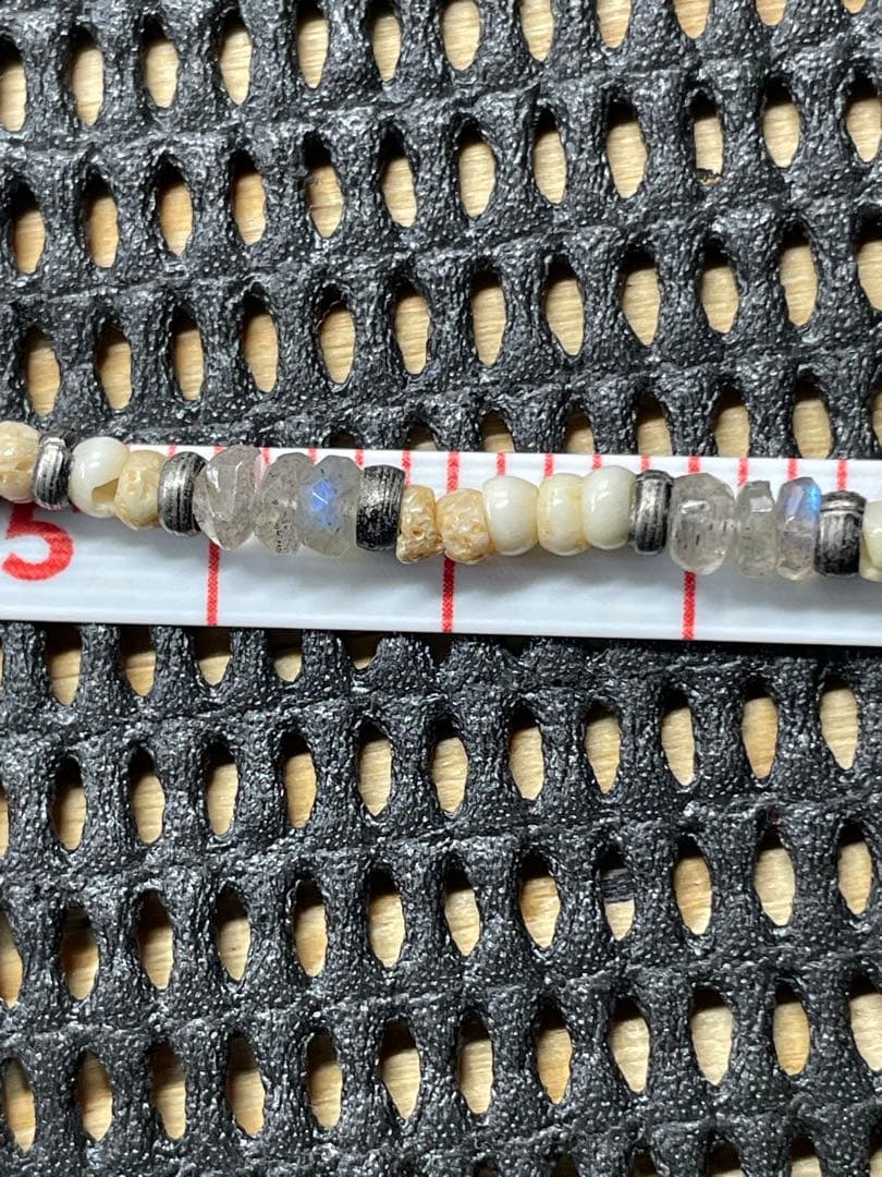 シェラック shellac 新品同様 天然石 アンクレット