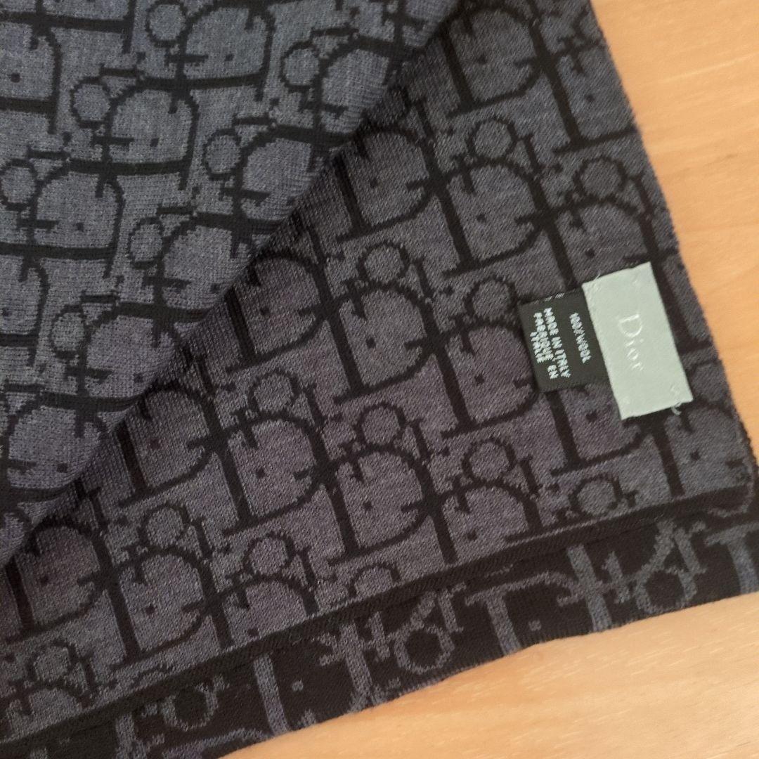 クリスチャンディオール Dior　トロッター マフラー ウール