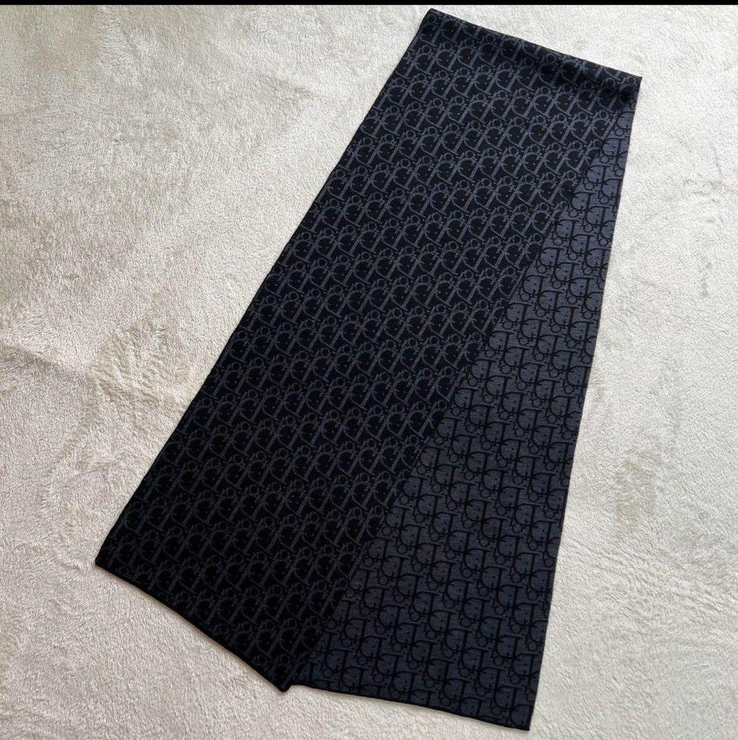 クリスチャンディオール Dior　トロッター マフラー ウール