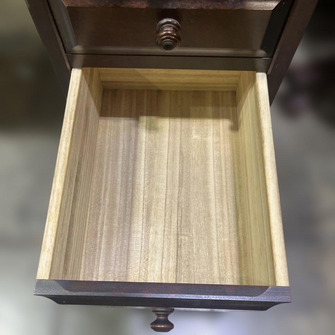 【北海道民芸】片袖ビューロー◇ライティングデスク◇参考価格35万の品