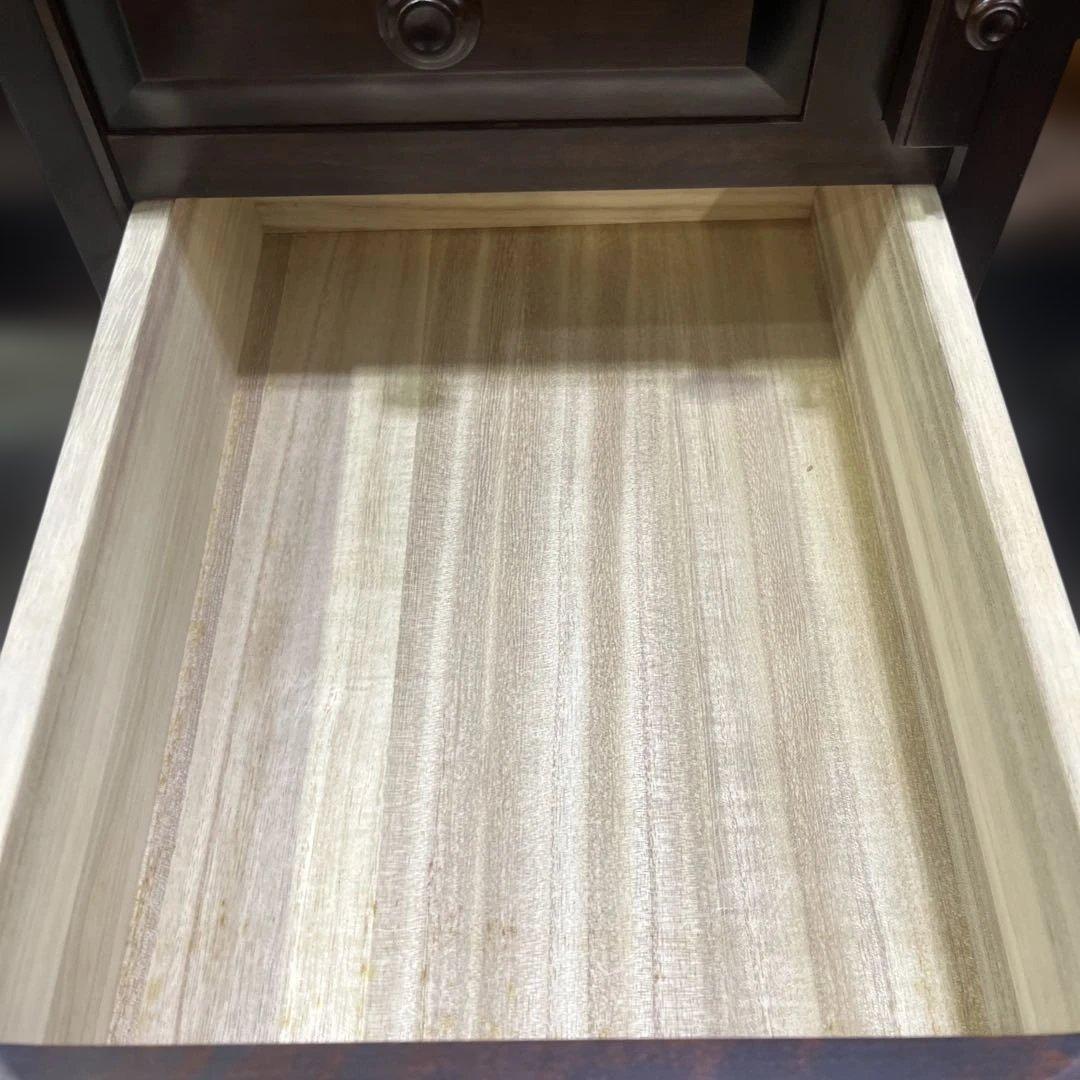 【北海道民芸】片袖ビューロー◇ライティングデスク◇参考価格35万の品