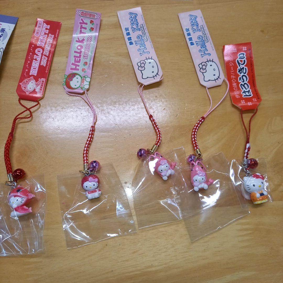 キティちゃん　ストラップ　キーホルダー　根付け　静岡県限定　22点