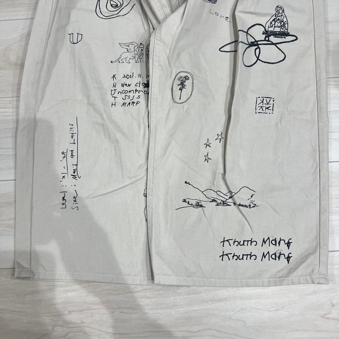 パンツ Knuth Marf high waist tattoo pants