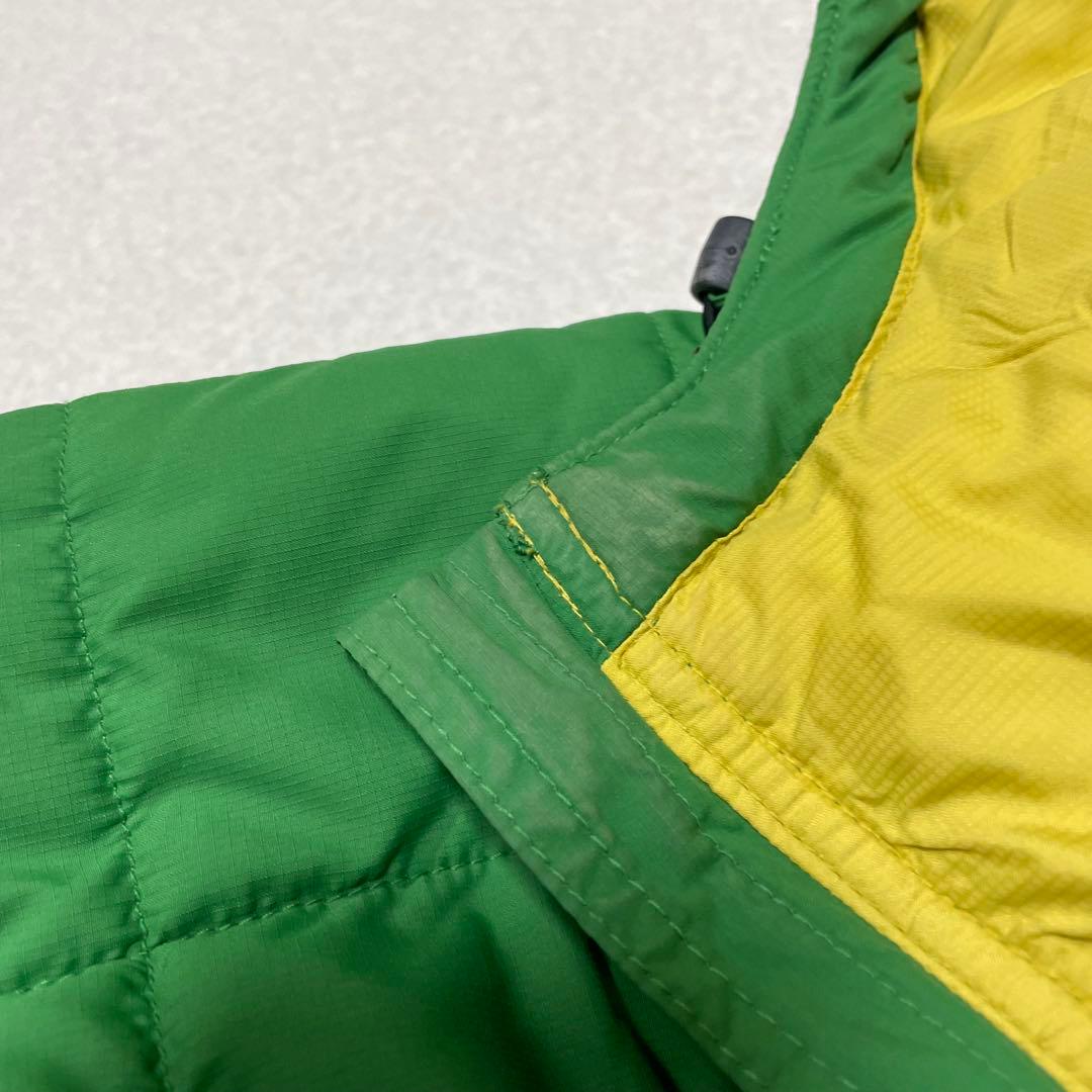 f*a様 コロンビア hooded puffer jacket グリーン　イエロ