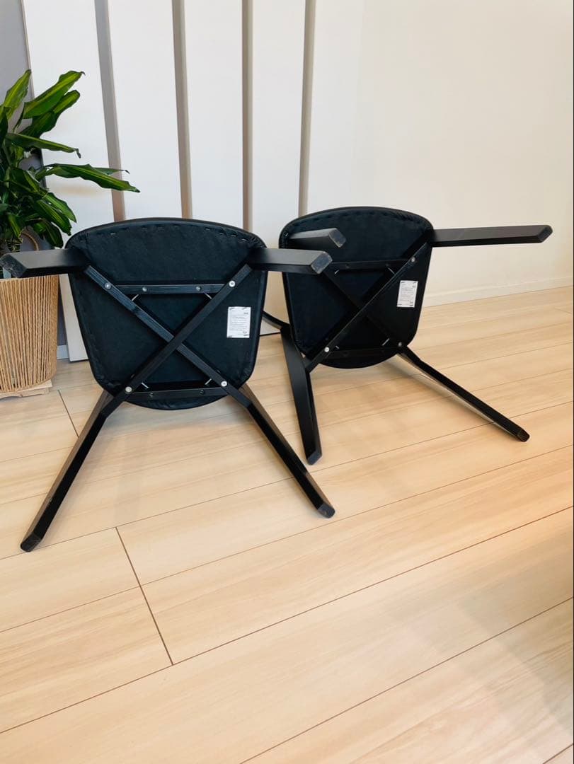 IKEA(イケア) ダイニングチェア2脚セット HANSOLA