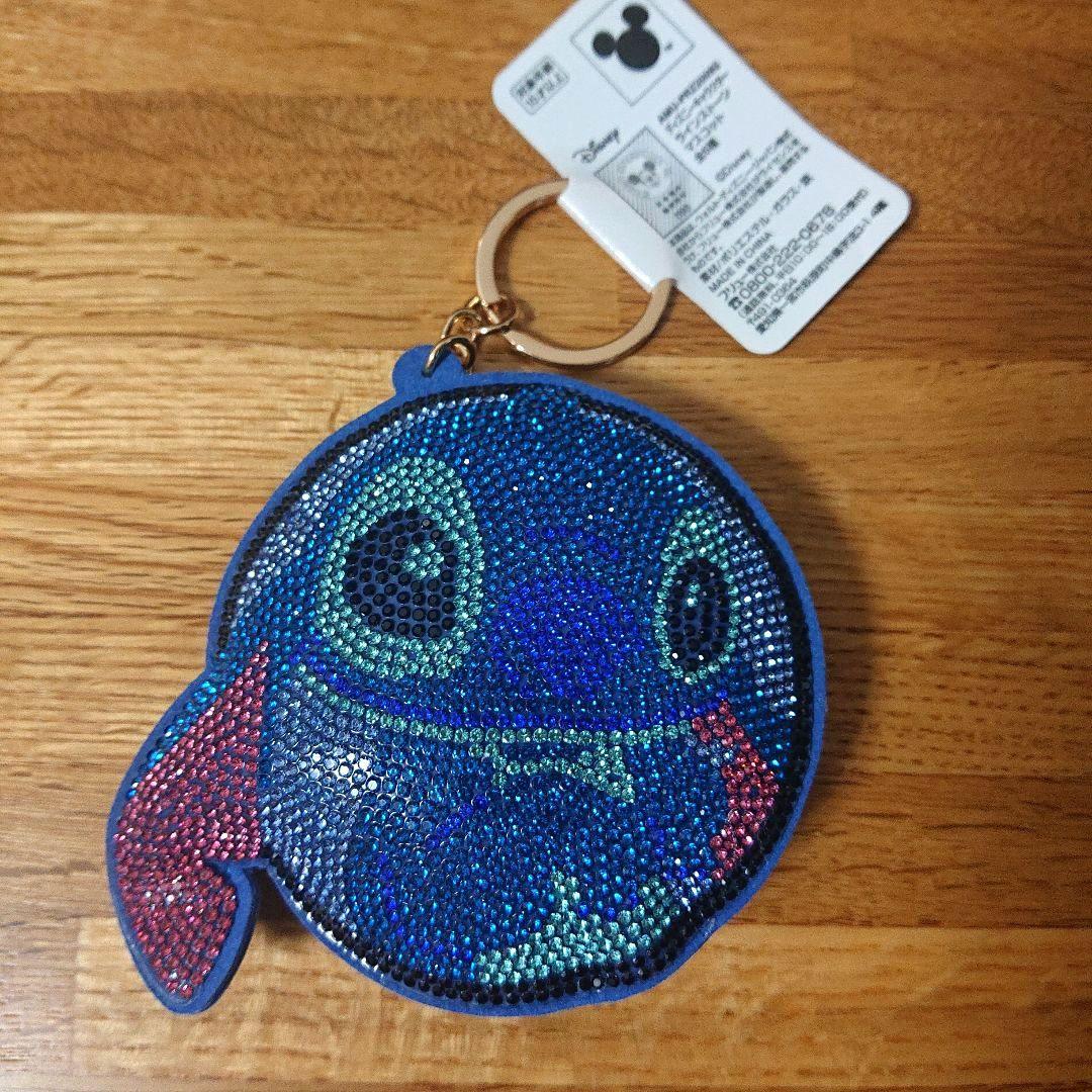 ディズニー スティッチ ラインストーン マスコット キーホルダー