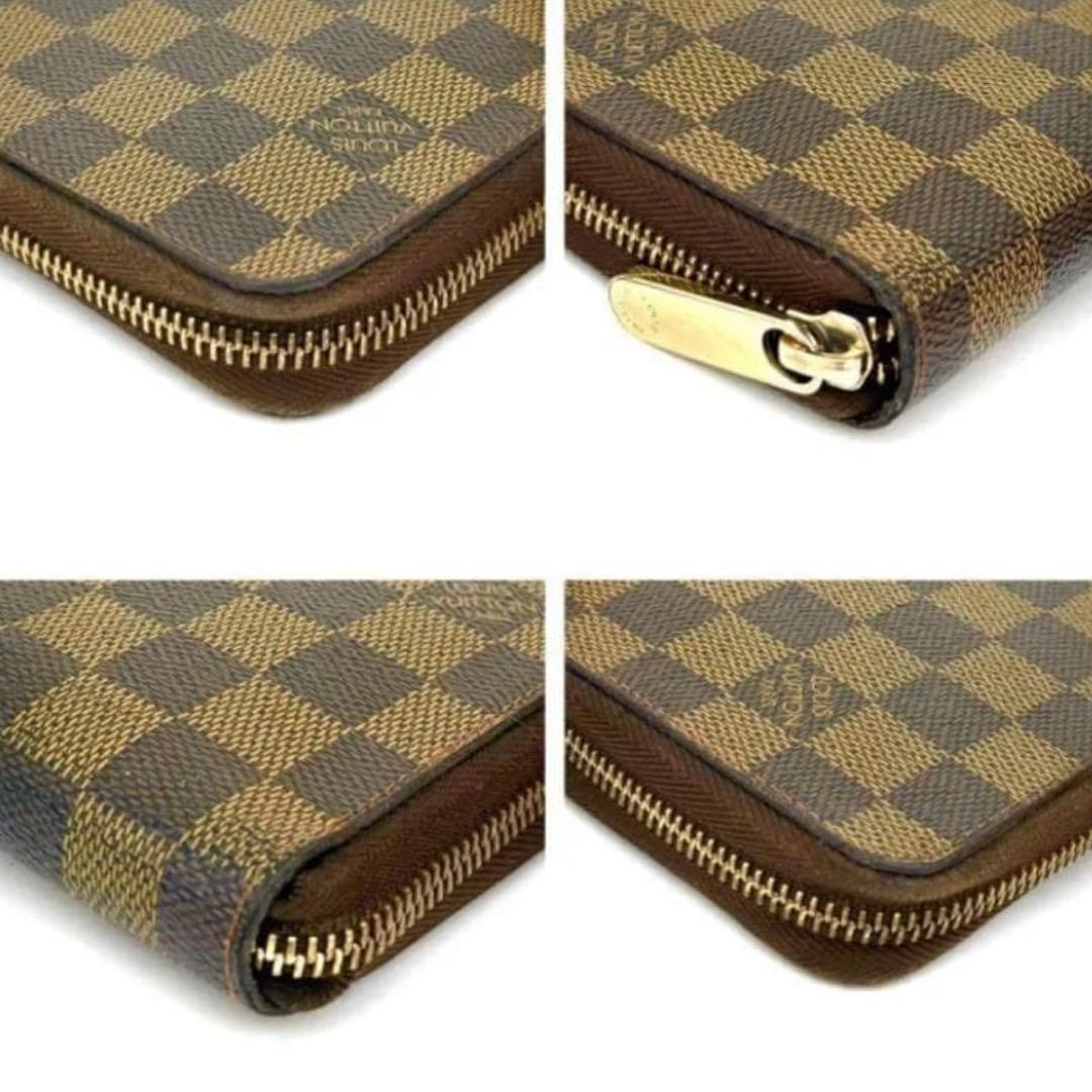 超美品 ルイヴィトン ダミエ オーガナイザー エベヌ　ジッピー　長財布　財布
