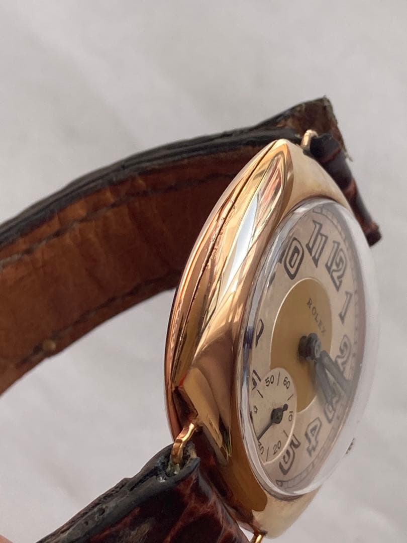 zinzin ロレックス 1930年代 金無垢 メンズ29mm希少 アンティーク