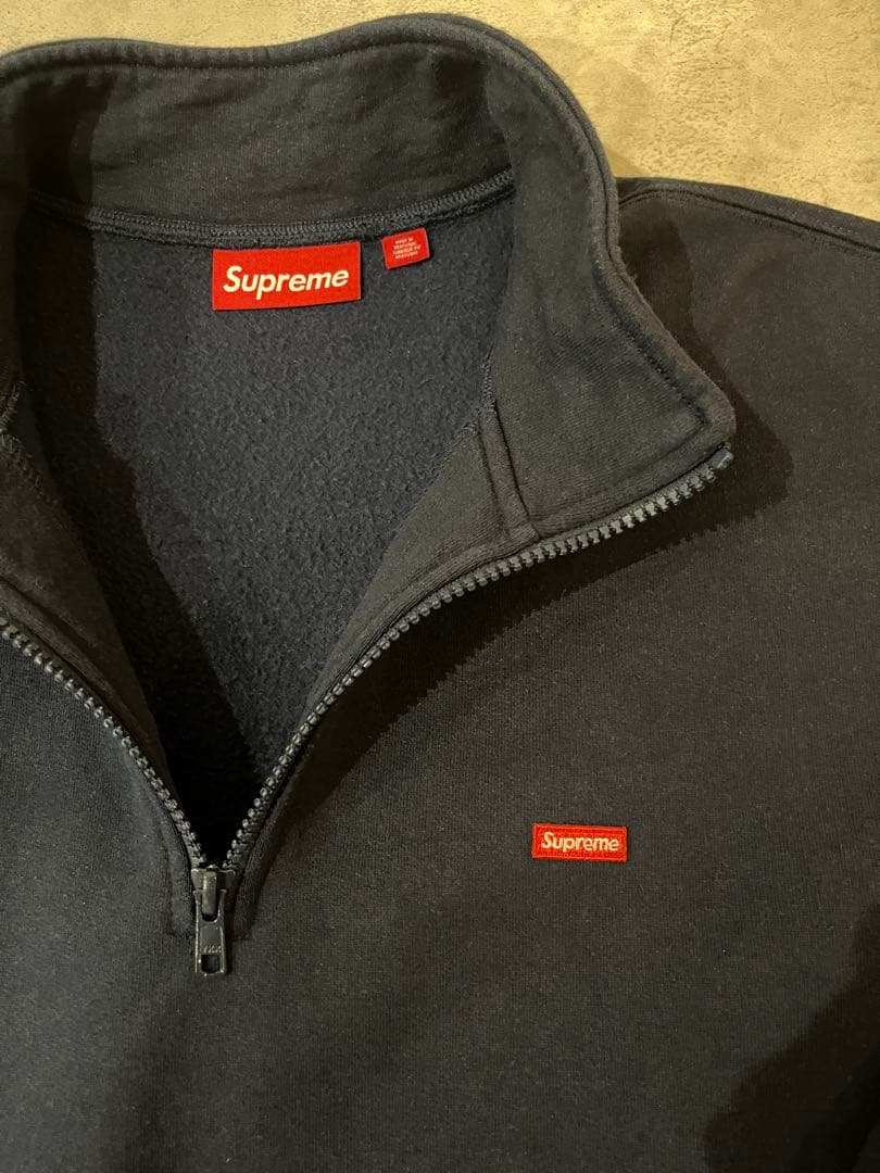 トップス Supreme Small Box Half Zip Pullover