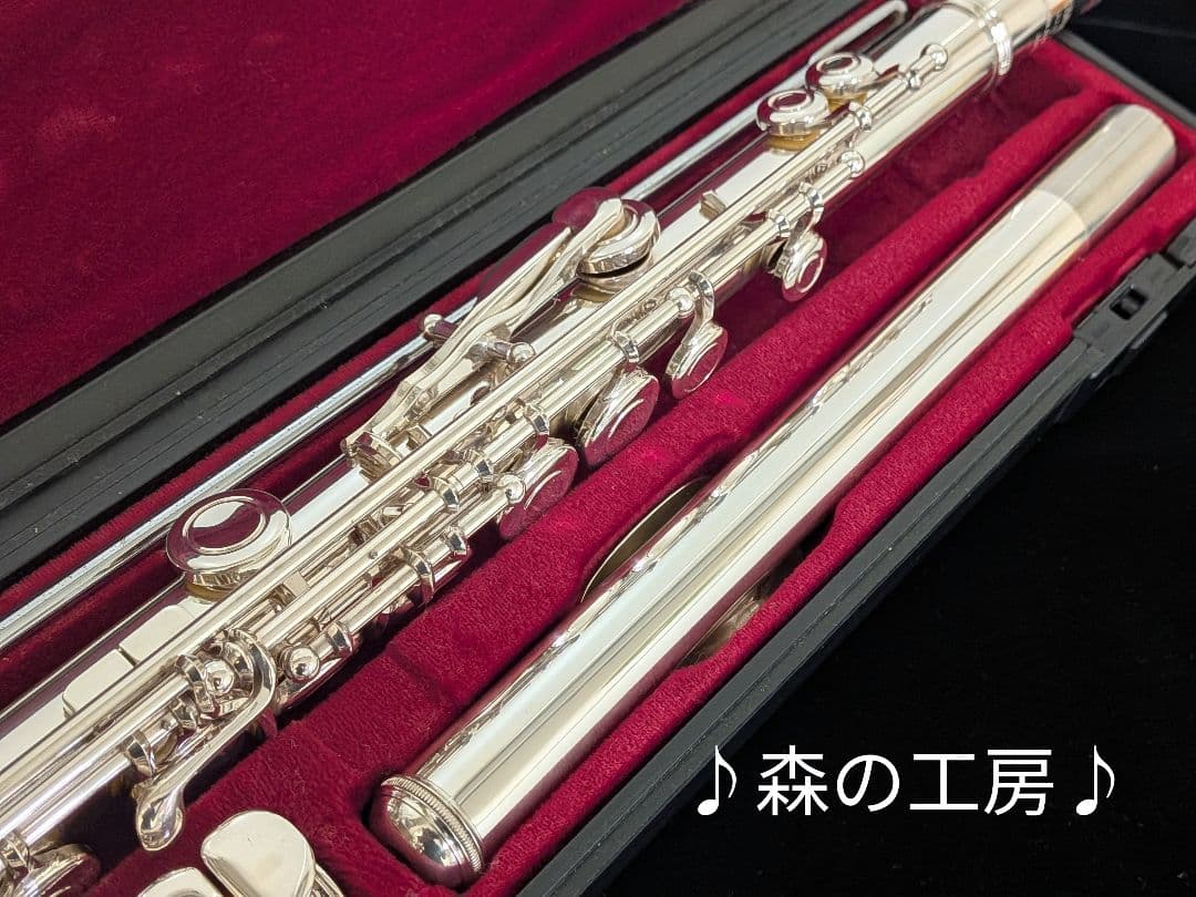 商談中【おちゃ】銀メッキ　ヤマハフルート YFL211S Eメカ