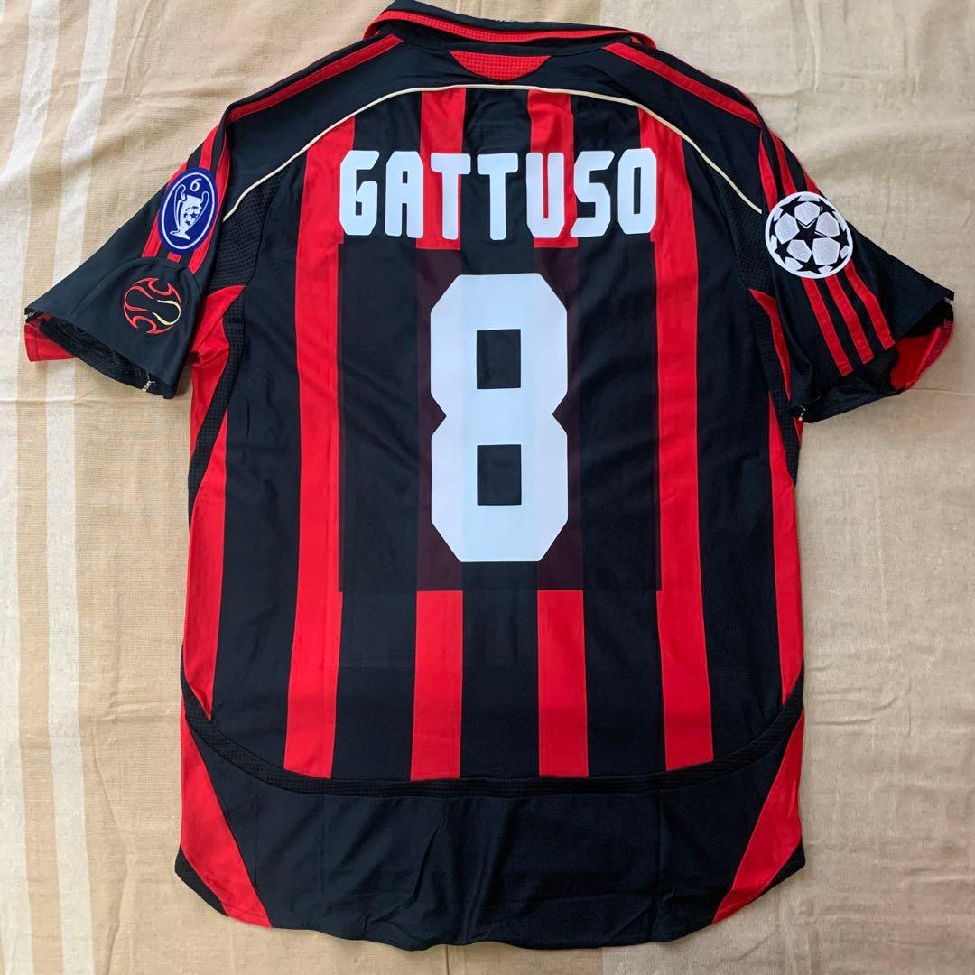 adidas ACミラン ガットゥーゾ ユニフォーム 希少CL仕様 - メルカリ