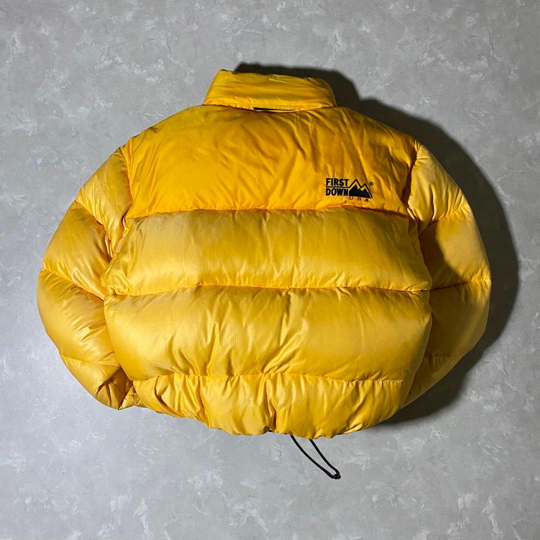 90s FIRST DOWN ダウン パファージャケット 短丈 ヌプシy2k