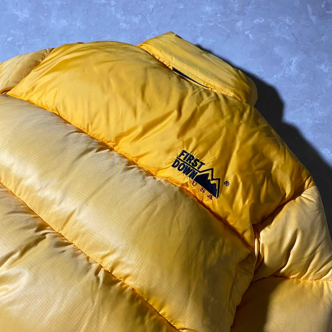90s FIRST DOWN ダウン パファージャケット 短丈 ヌプシy2k