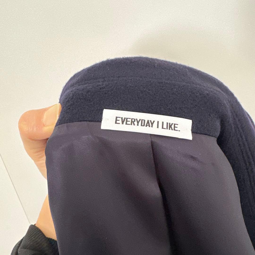 【新品】Deuxieme Classe ロングダブルコート　ネイビー