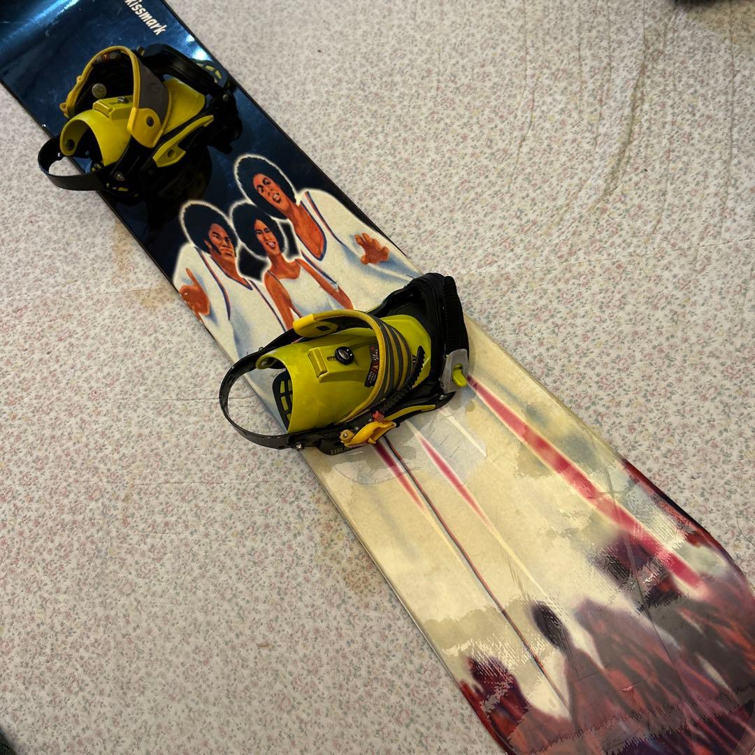 kissmark スノーボード163 ドレイクビンディング付き♡