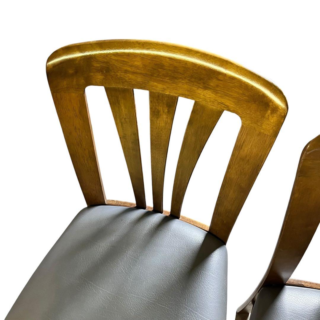 【送料無料】カリモク ダイニングチェア 2脚セット 木製モダン 北欧