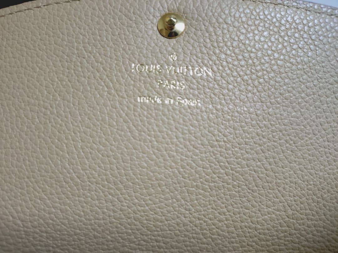 ✨️Louis Vuitton ブラック レザー 長財布