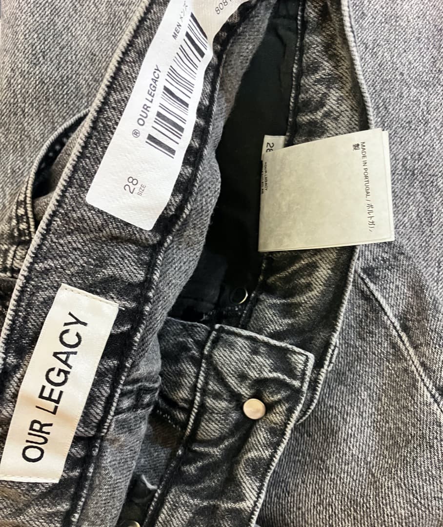 新品 28 24ss OUR LEGACY サードカットデニム 6627