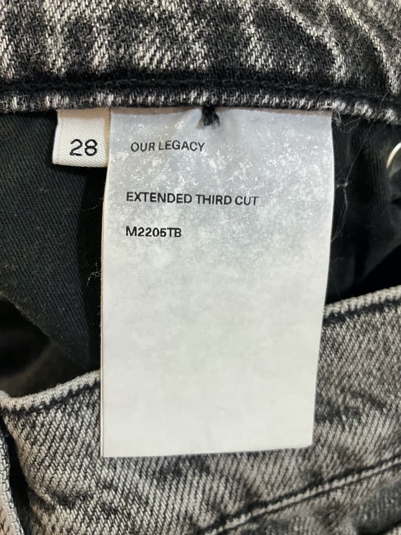 新品 28 24ss OUR LEGACY サードカットデニム 6627