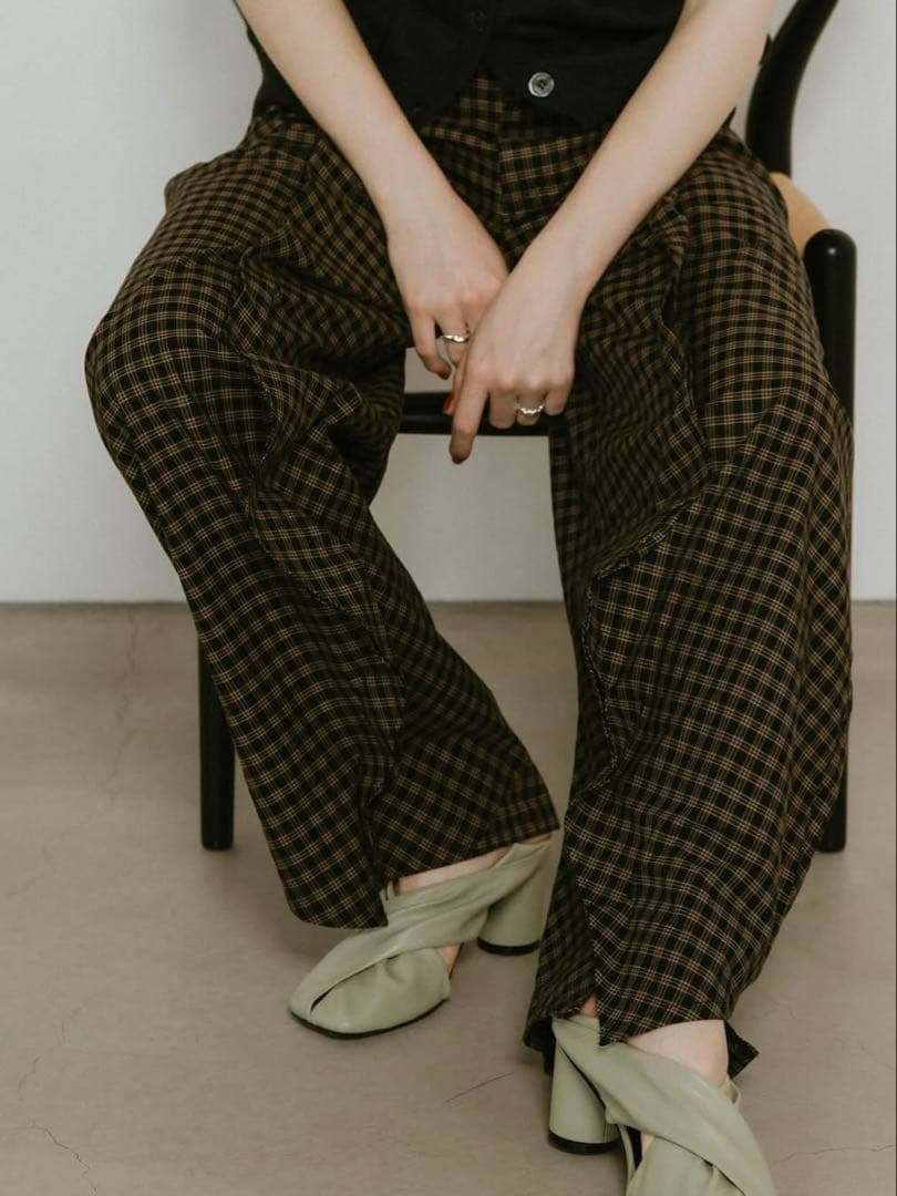 パンツ Knuth Marf slit deformed pants XS